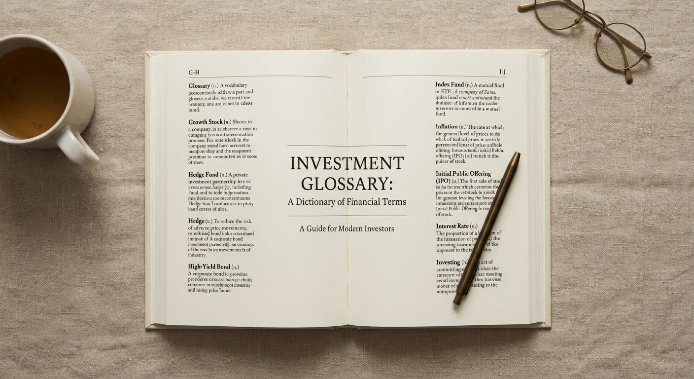 A Glossary of Essential Investing Terms for New Investors