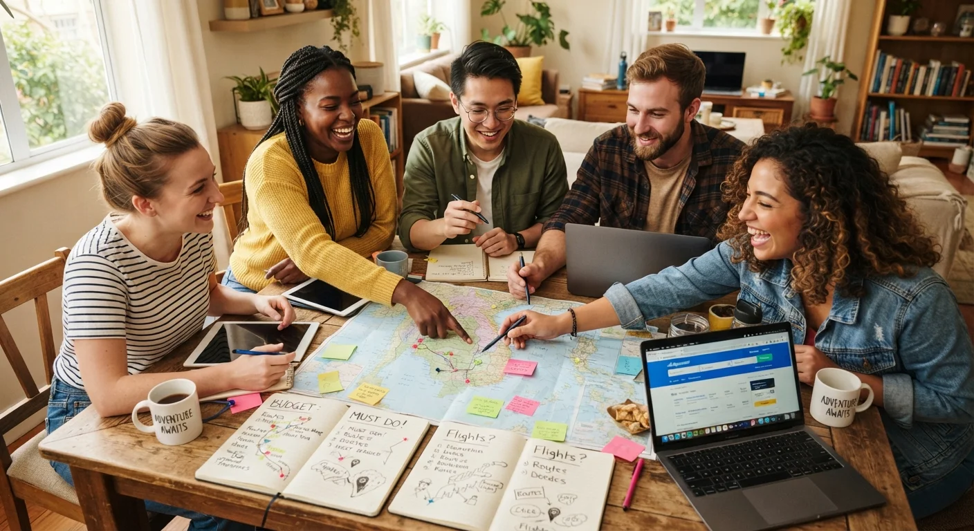 Group Travel Planning: Coordinating Logistics Without the Chaos