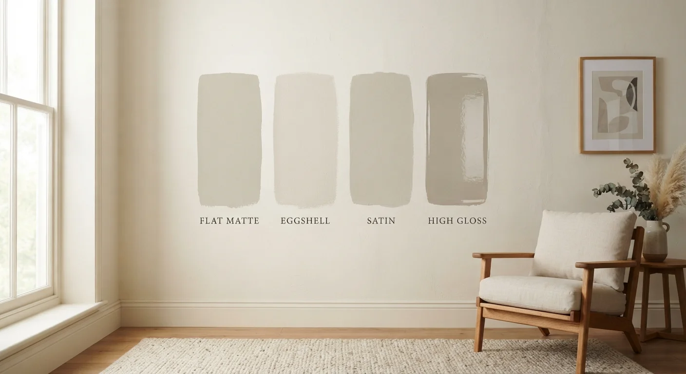 Interior Paint Finishes Compared: Matte, Eggshell, Satin, and Gloss