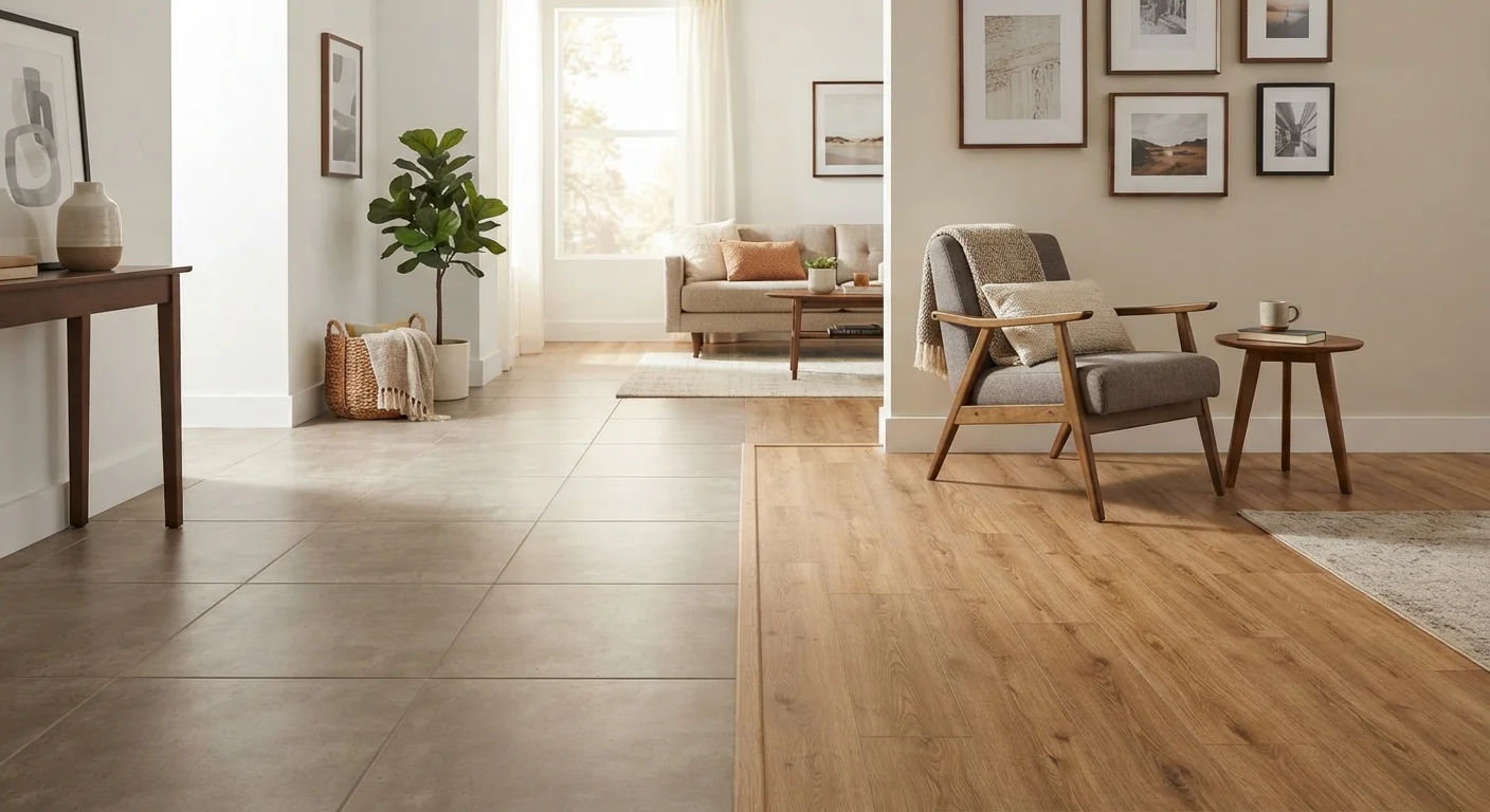 Tile vs. Luxury Vinyl Plank Flooring: A Room-by-Room Look