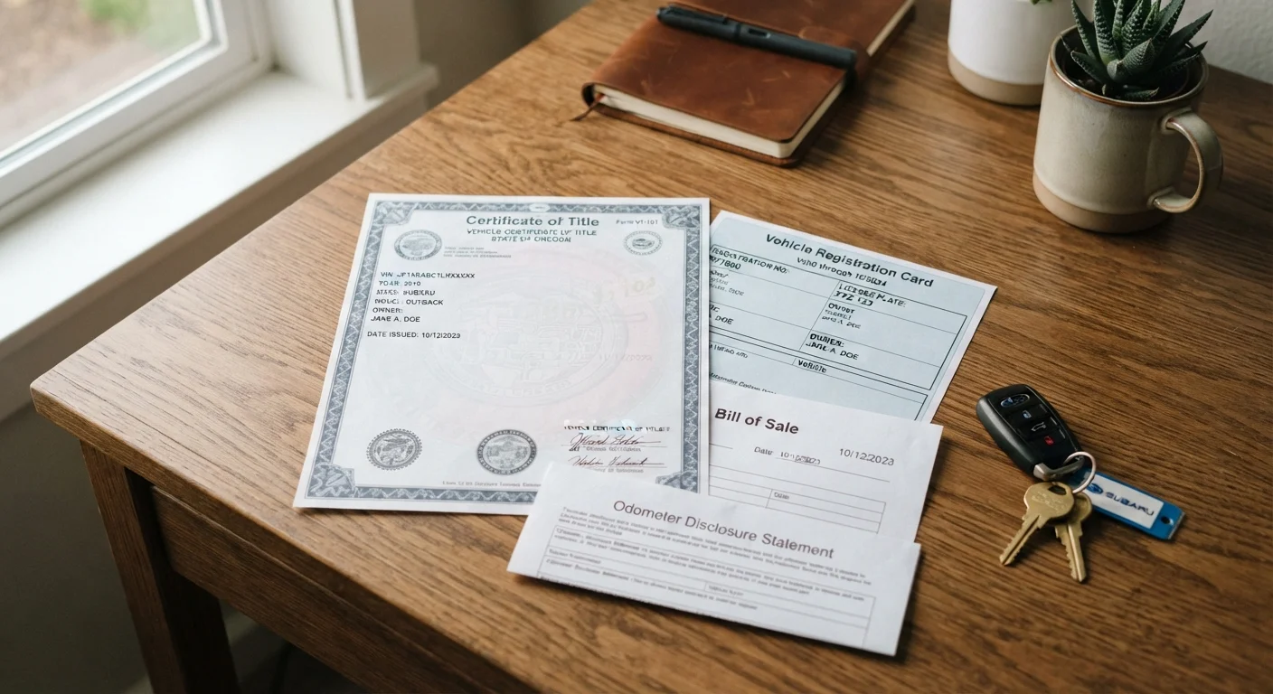 Vehicle Registration, Titles, and Liens: What Each Document Actually Means